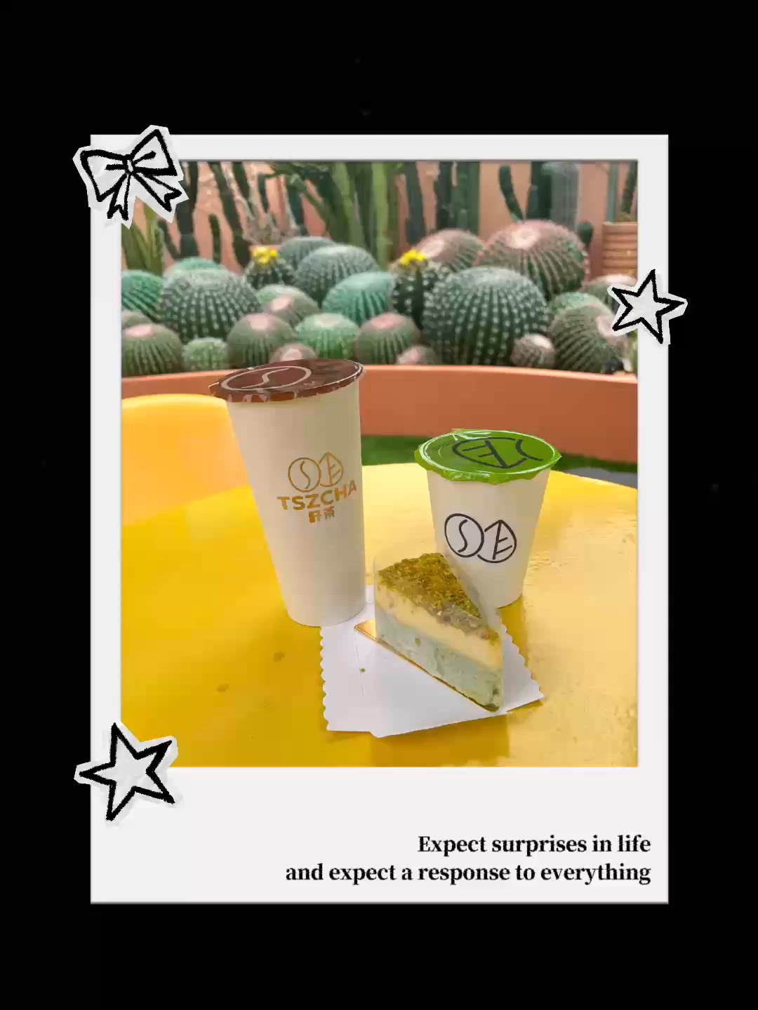 黑芝麻咖啡鮮奶☕  香濃順滑，芝麻碎口感一流！