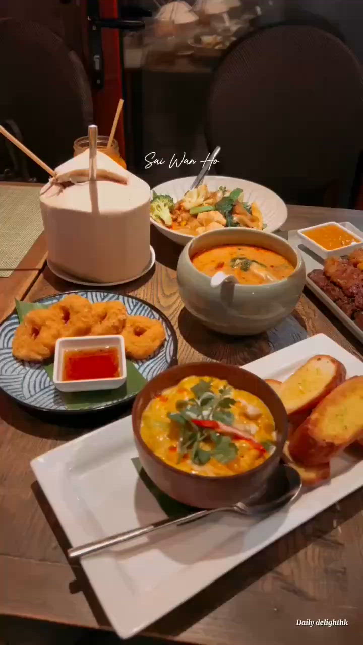 又有海景又有多Mocktail, cocktail嘅泰菜🌴