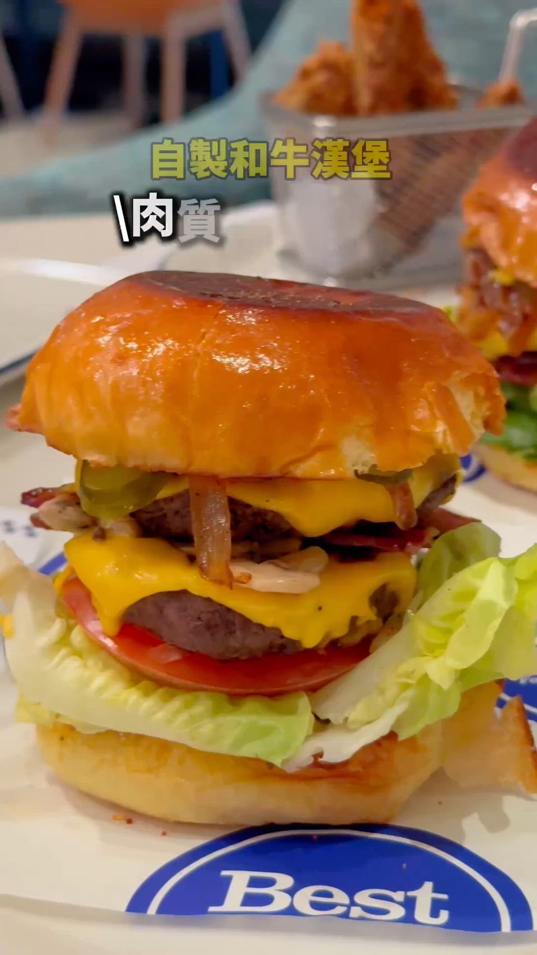 性價比高❗️酒店美式餐廳🇺🇸足料和牛漢堡🍔