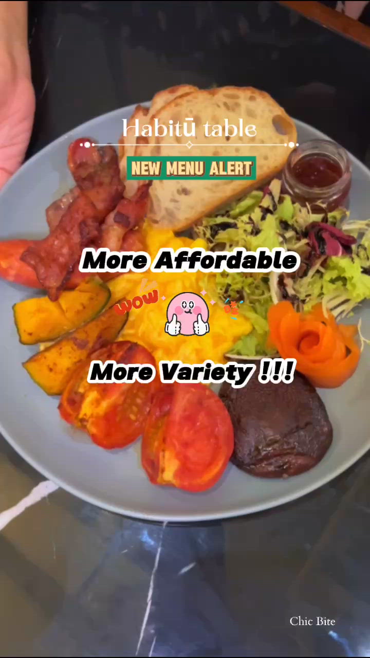 🥗 Habitu Cafe新菜單減價又有新菜式😆