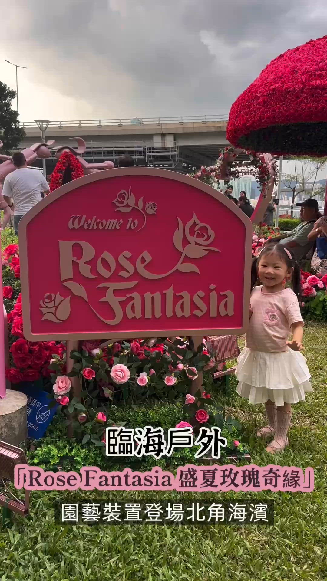 北角海濱玫瑰打卡裝置