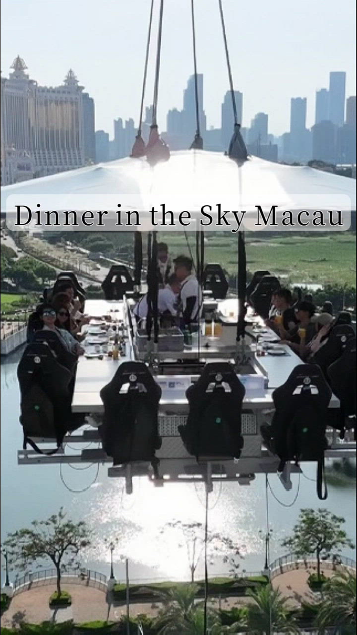 今天是勇敢的小朋友，去空中躍薈了🌙