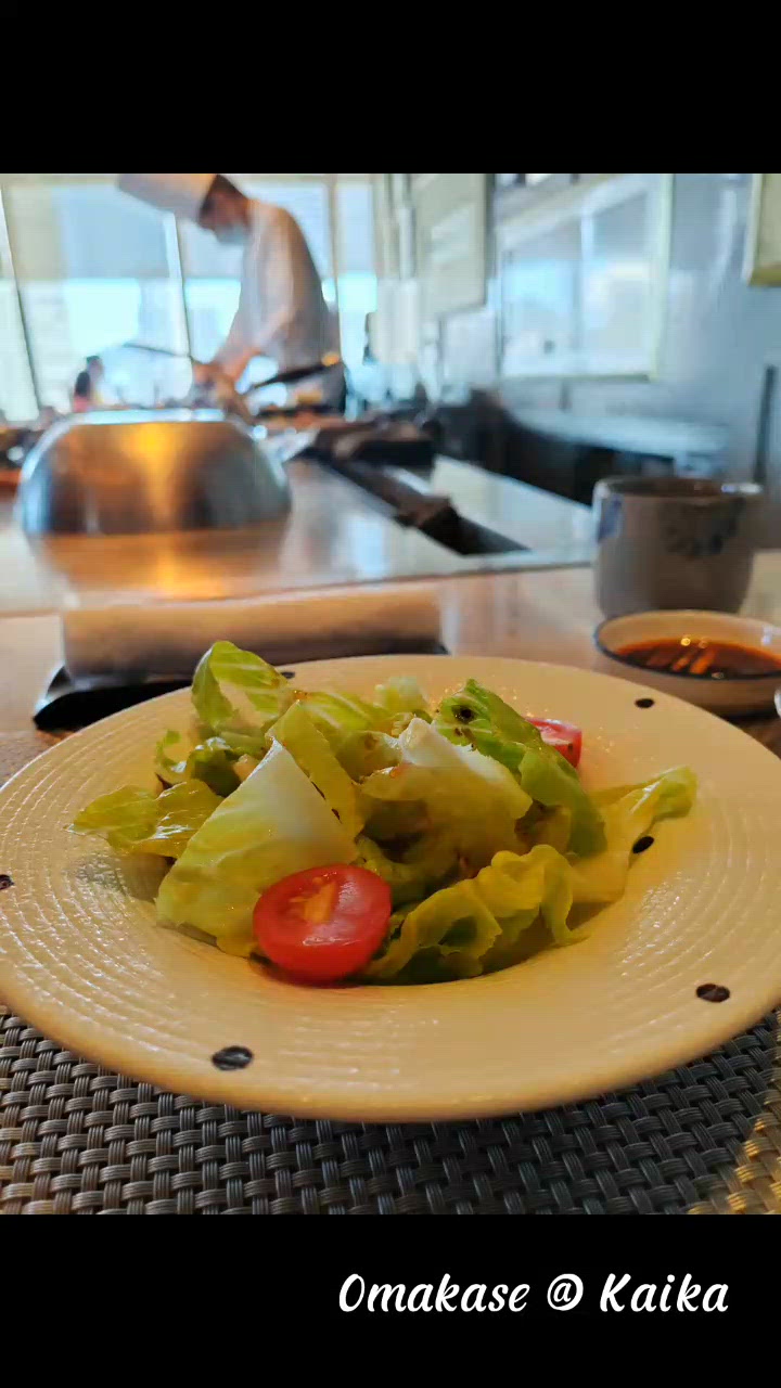到The One 鐵板燒海賀慶生😋盡享美食美景～