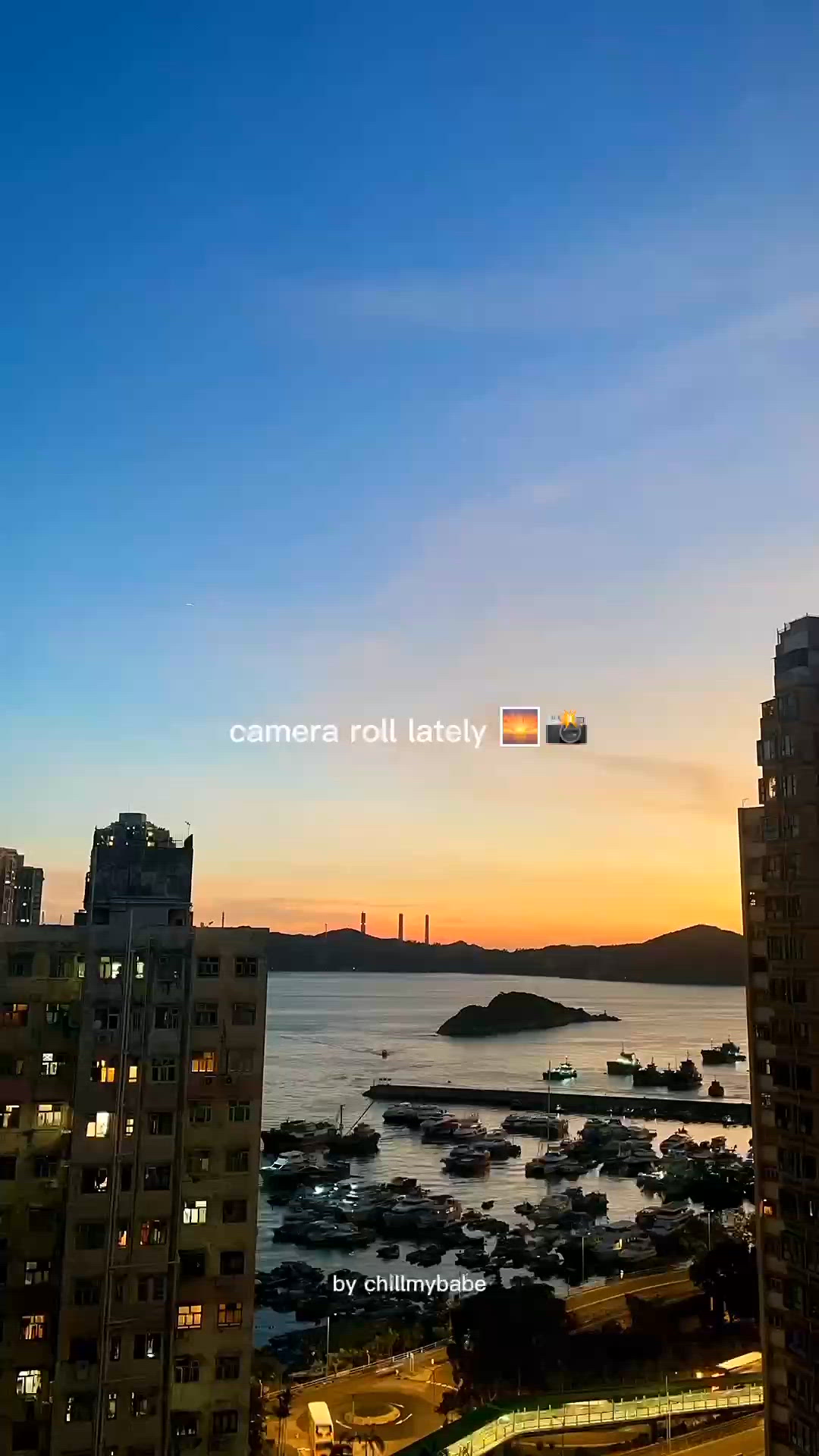 打風前夕🌅香港日落
