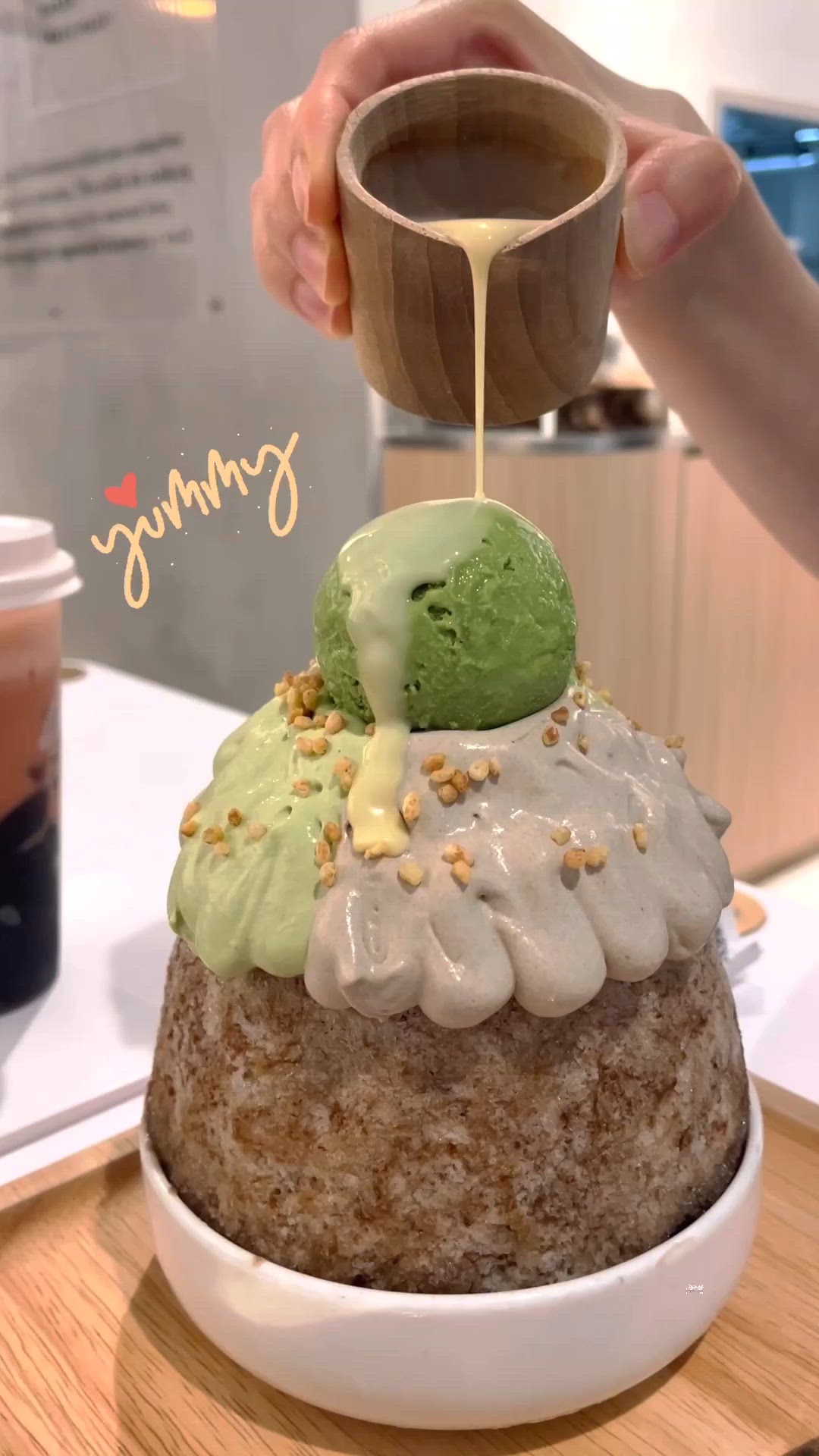 抹茶控注意🚨雙重茶香雪花冰🍧！