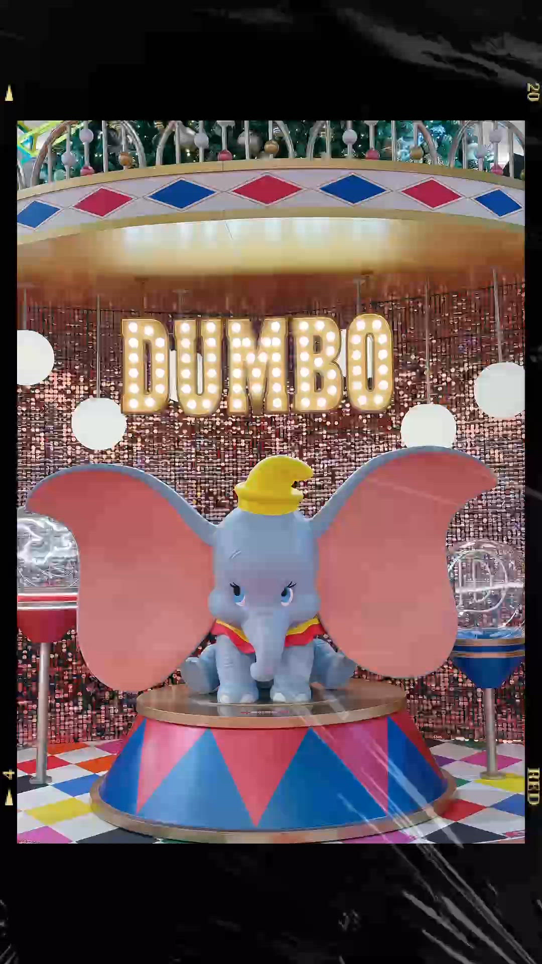 寶琳新都城變身小飛象🎪！聖誕裝飾打卡位📸！