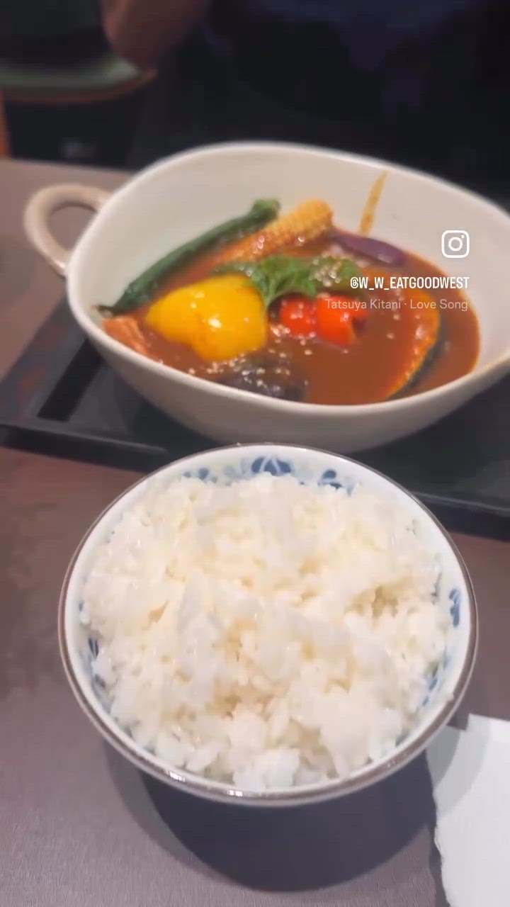 北海道湯咖喱🤤！野菜甜到爆！😋