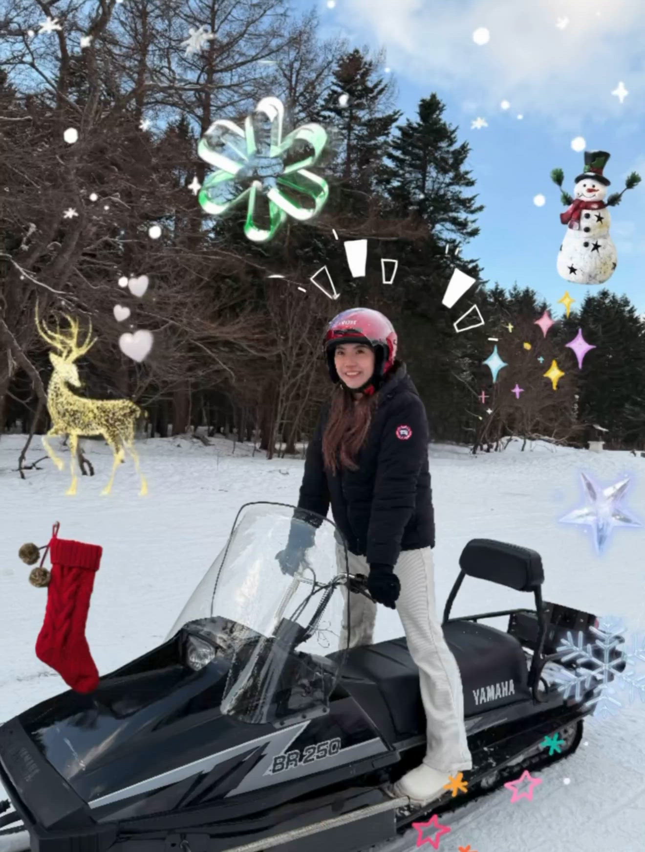 ️✨ snowmobile初體驗!
今次...