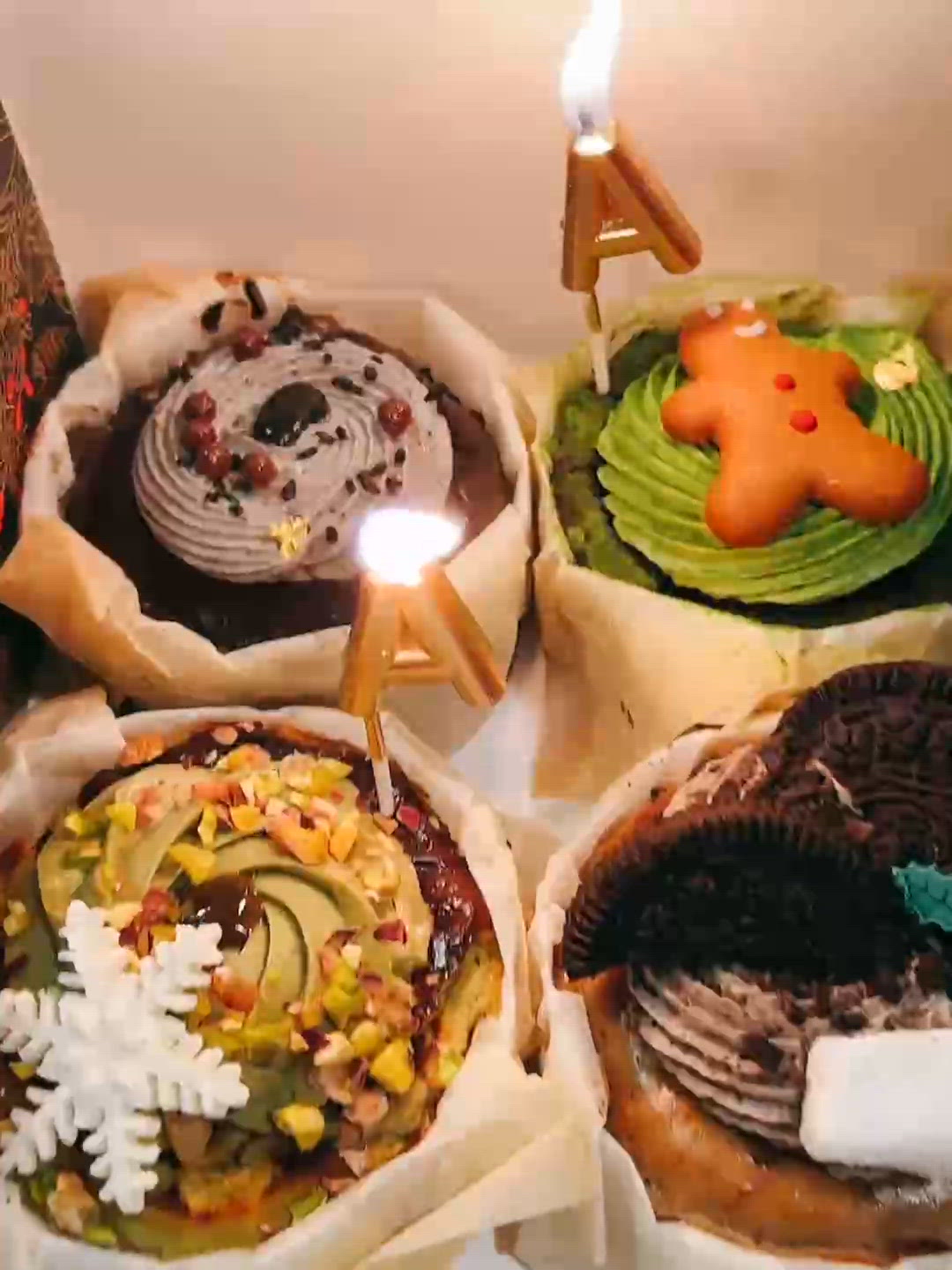 聖誕蛋糕盒！四款口味任你揀😋🎂