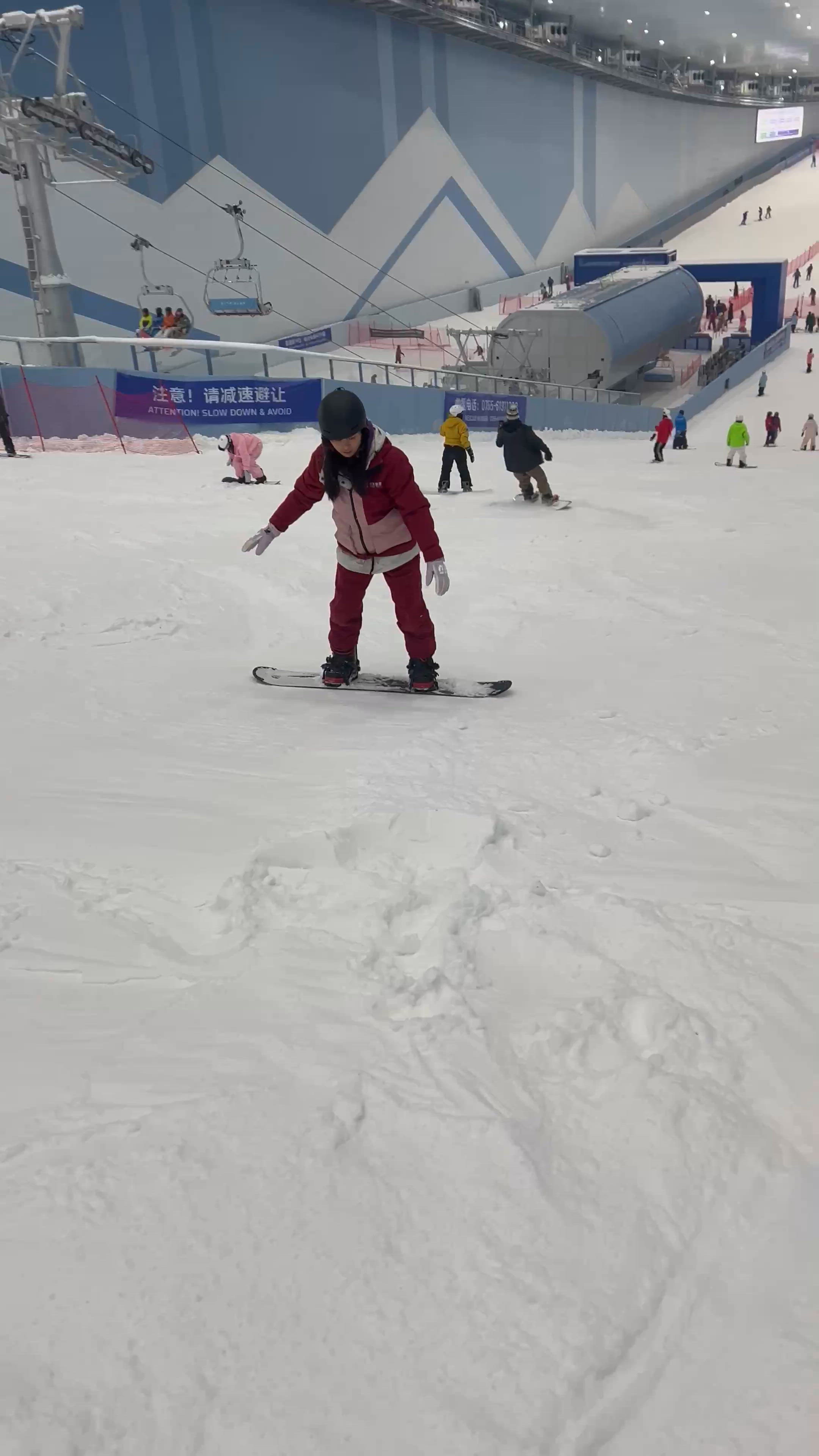 唔洗搭飛機✈️深圳滑雪初體驗！❄️🏂 華發冰雪世界勁好玩！🤩