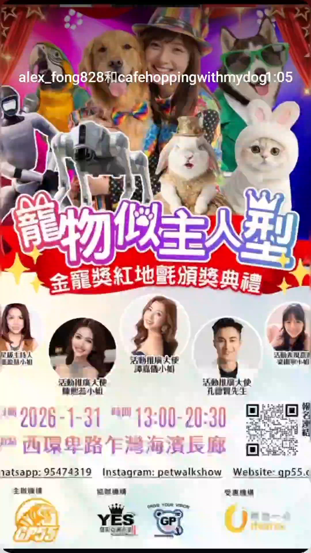 紅毯寵物趴！🐾 似主人贏大獎！🏆