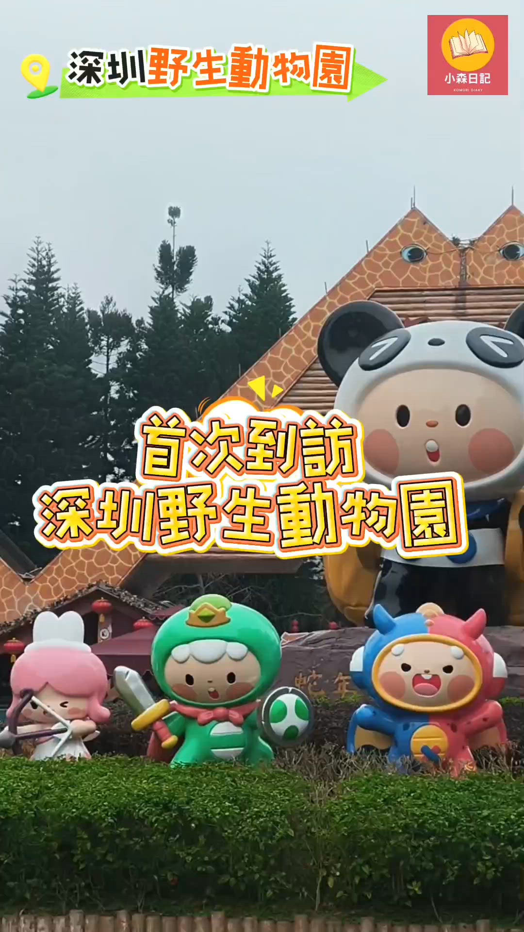 深圳一日遊丨親子好去處丨深圳野生動物園
