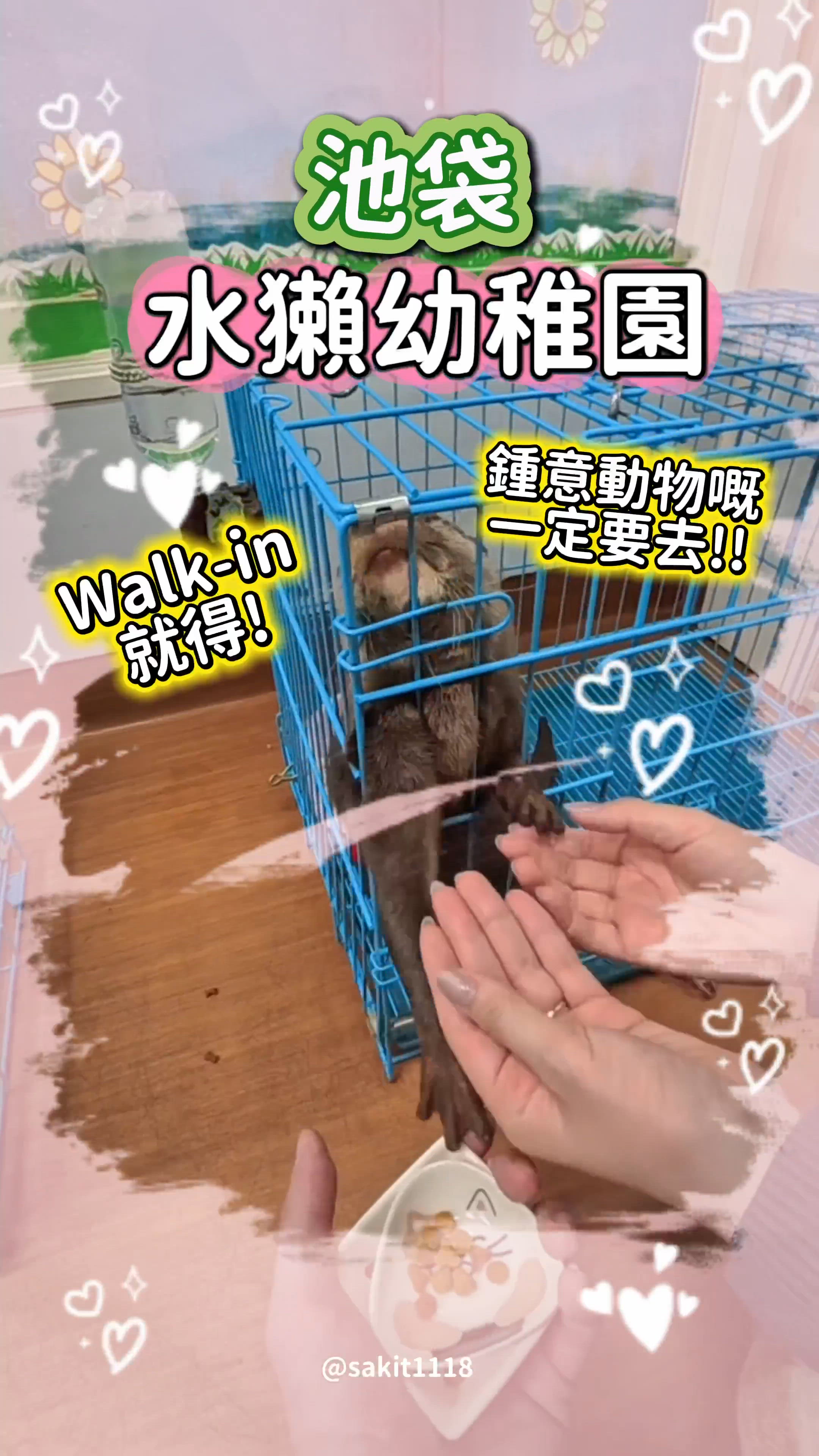 東京池袋 水獺幼稚園