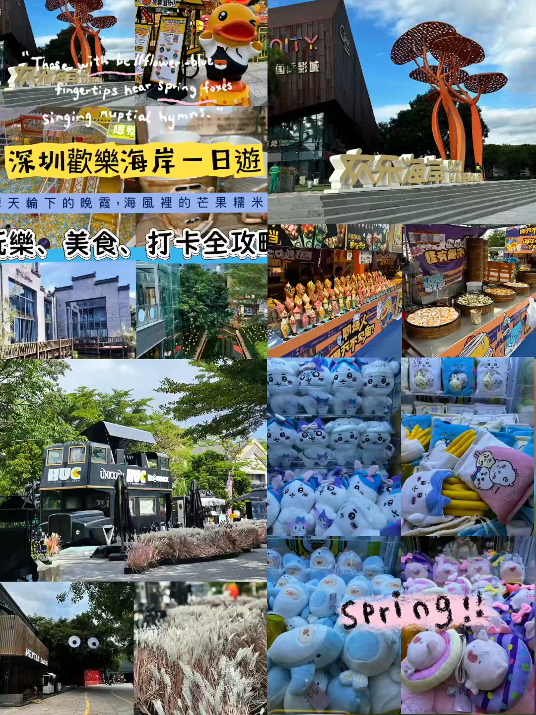 🎡 深圳歡樂海岸!超美環境 ✕ 親子放電打卡天堂 ✨