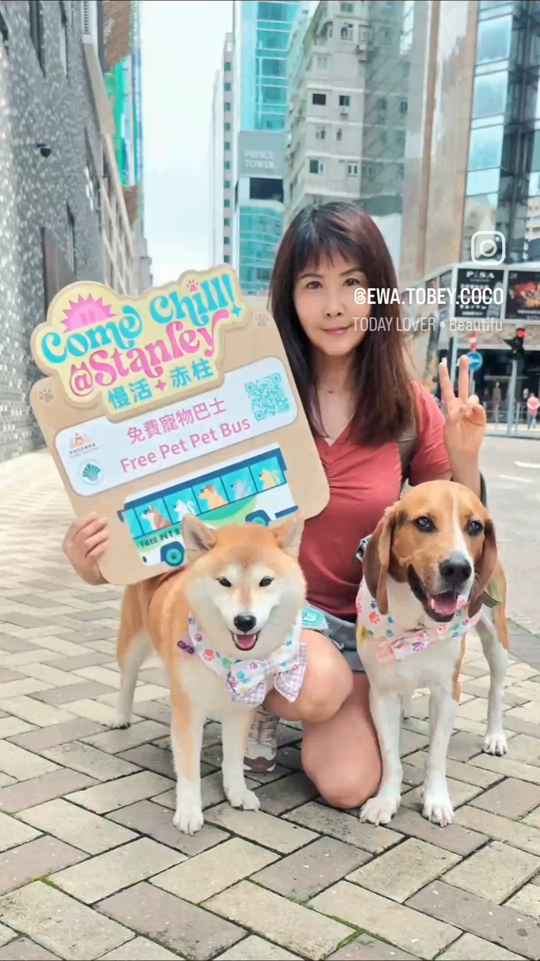 勁 Chill 嘅一日 🚌🐶我地乘搭免費寵物巴士入赤柱，