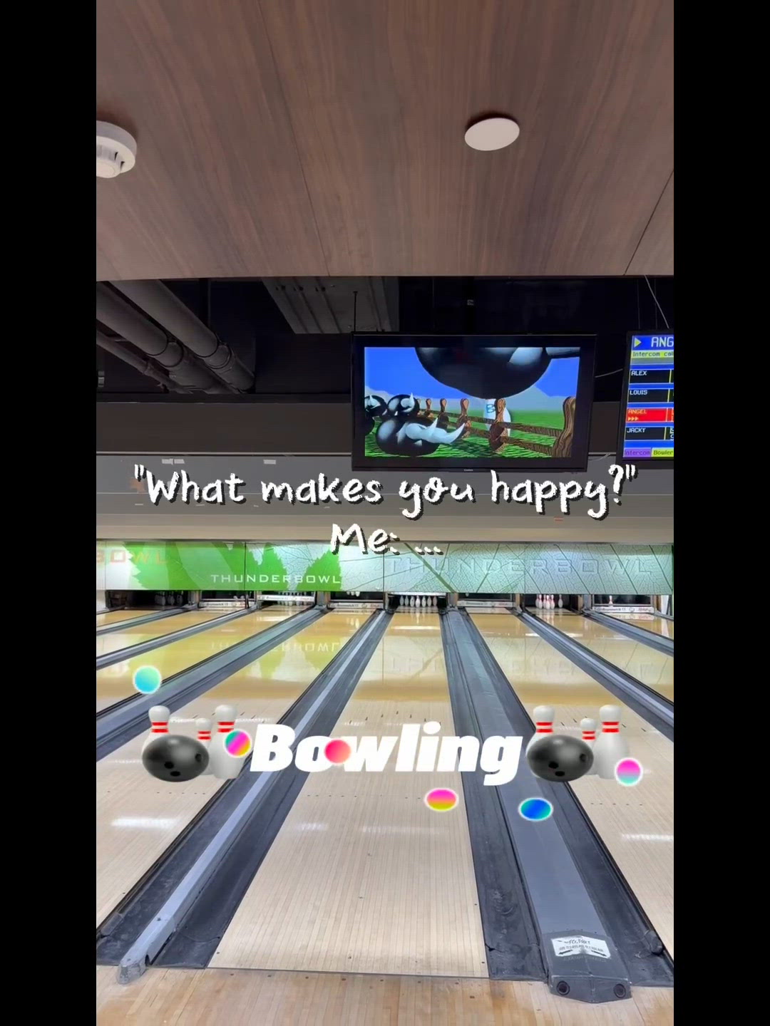 「保齡~保齡~  男女喜愛練球」🎳