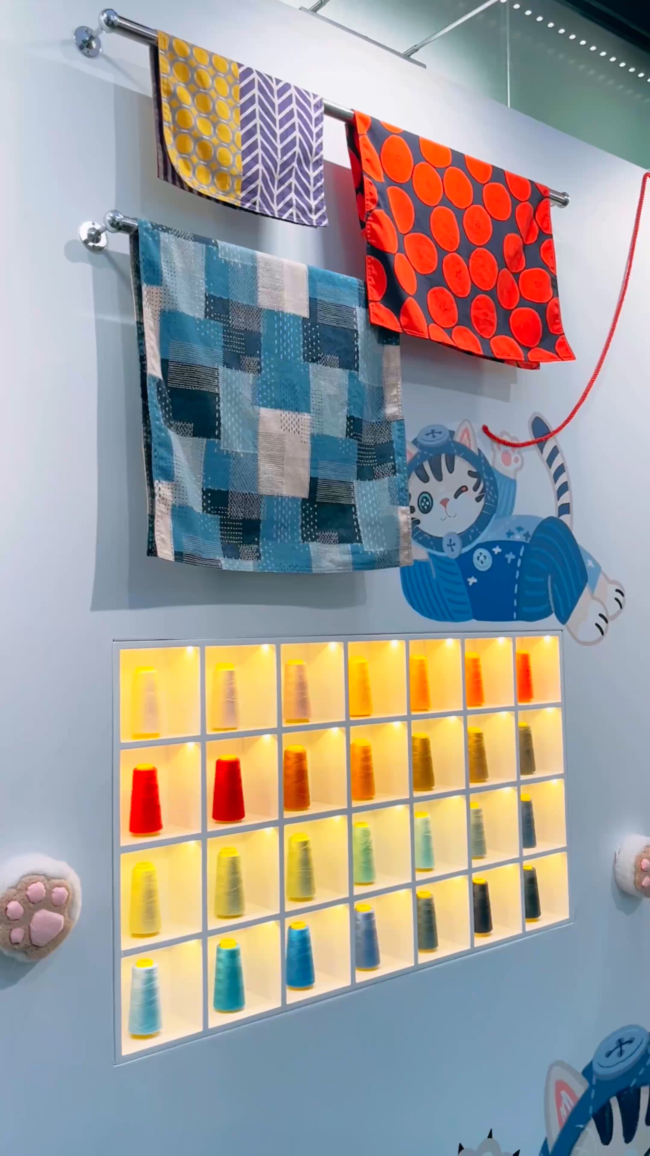 來按もふもふ貓肉球🐈香港文化投影展動展
