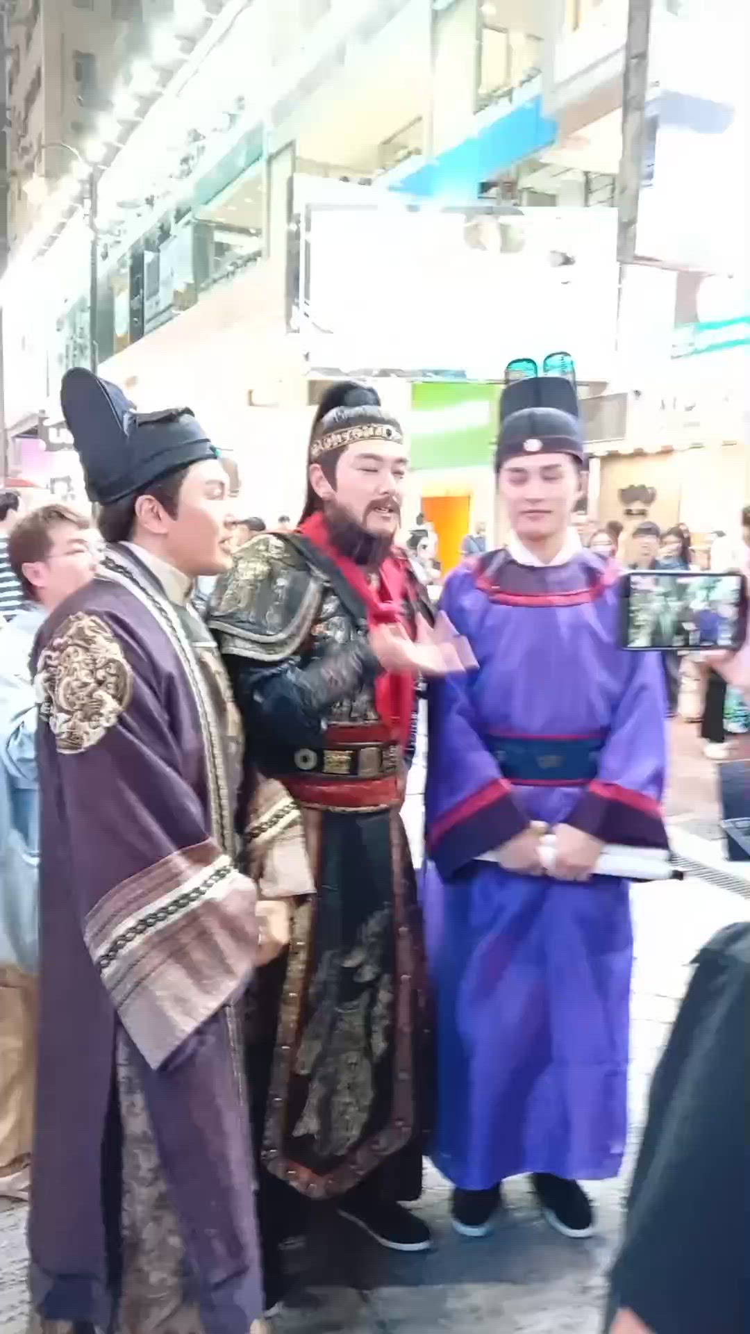 銅鑼灣野生捕獲新劇《超時空男臣2》男神📸